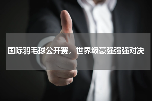 国际羽毛球公开赛,世界级豪强强强对决