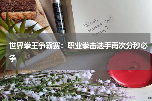 世界拳王争霸赛：职业拳击选手再次分秒必争