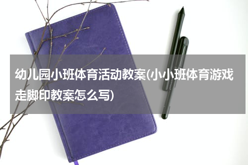 幼儿园小班体育活动教案(小小班体育游戏走脚印教案怎么写)