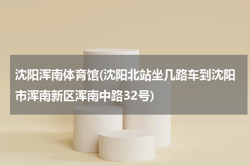 沈阳浑南体育馆(沈阳北站坐几路车到沈阳市浑南新区浑南中路32号)